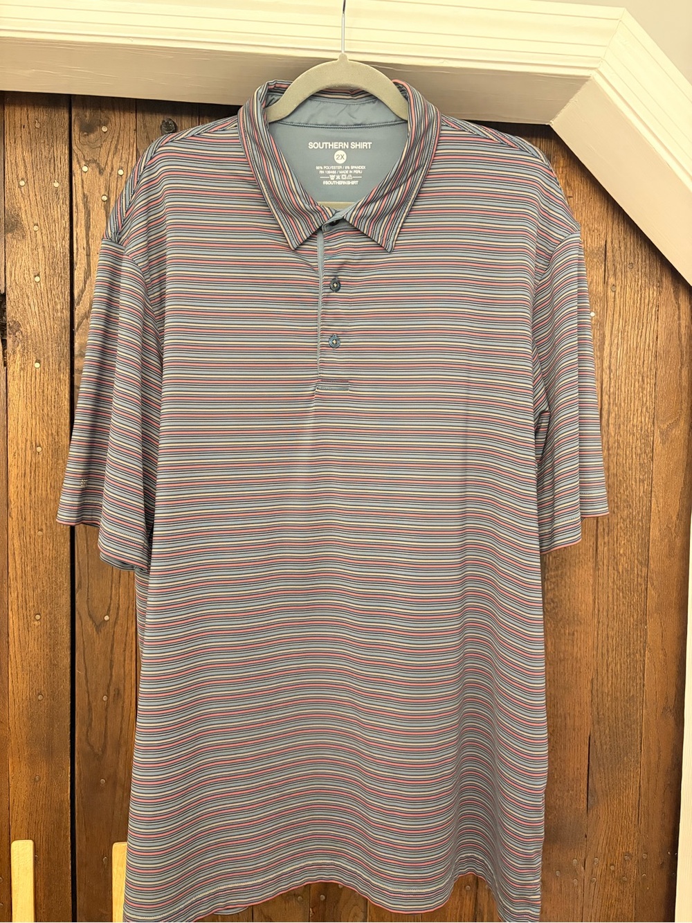 The Southern Shirt Company Men’s Striped Polo